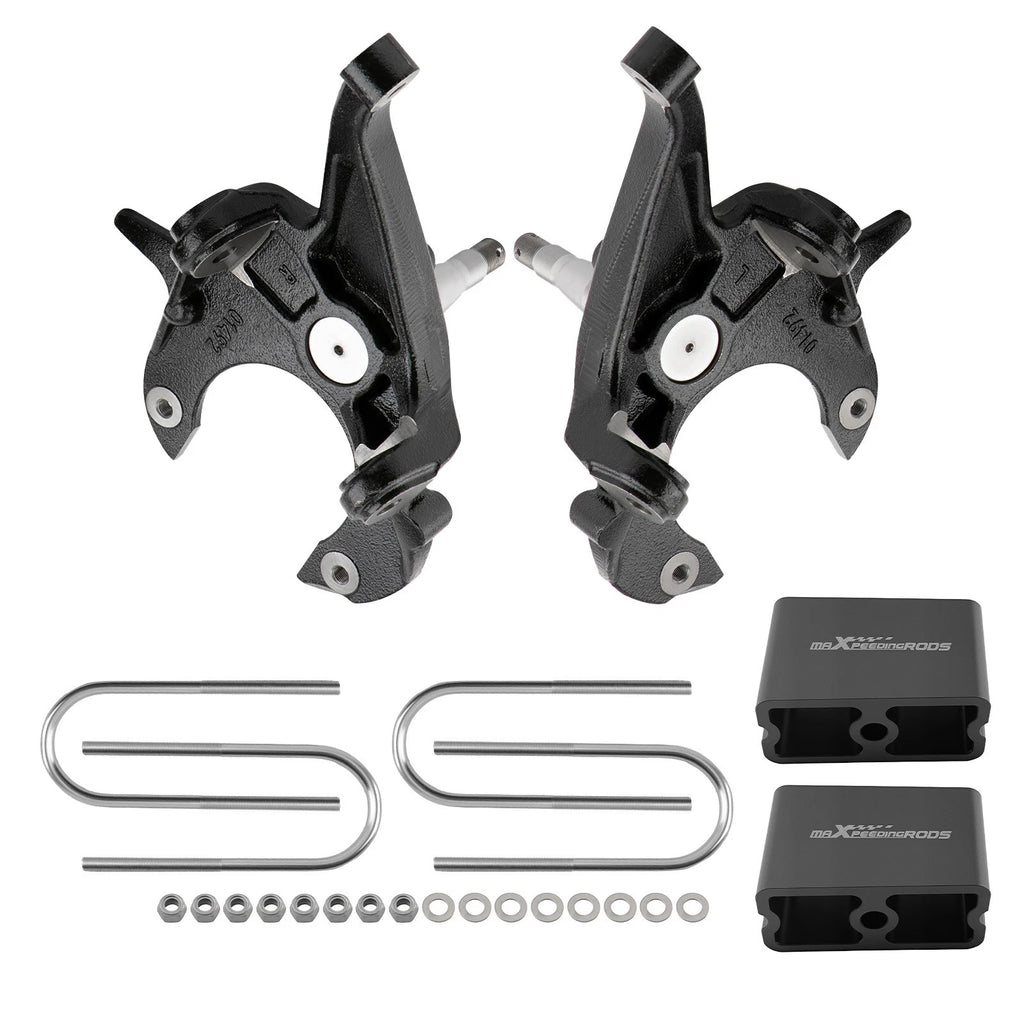 2" Front 3" Rear Lowering Kit for Chevy S10 GMC Sonoma Blazer Jimmy (1982–2004)