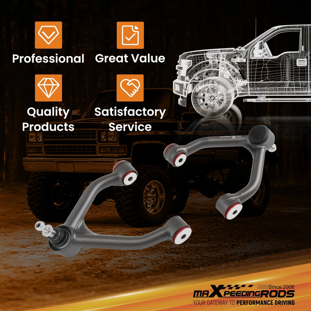 Upper Control Arms 2-4" Lift Kit for Chevy GMC K1500 Suburban Tahoe (1988–1998)