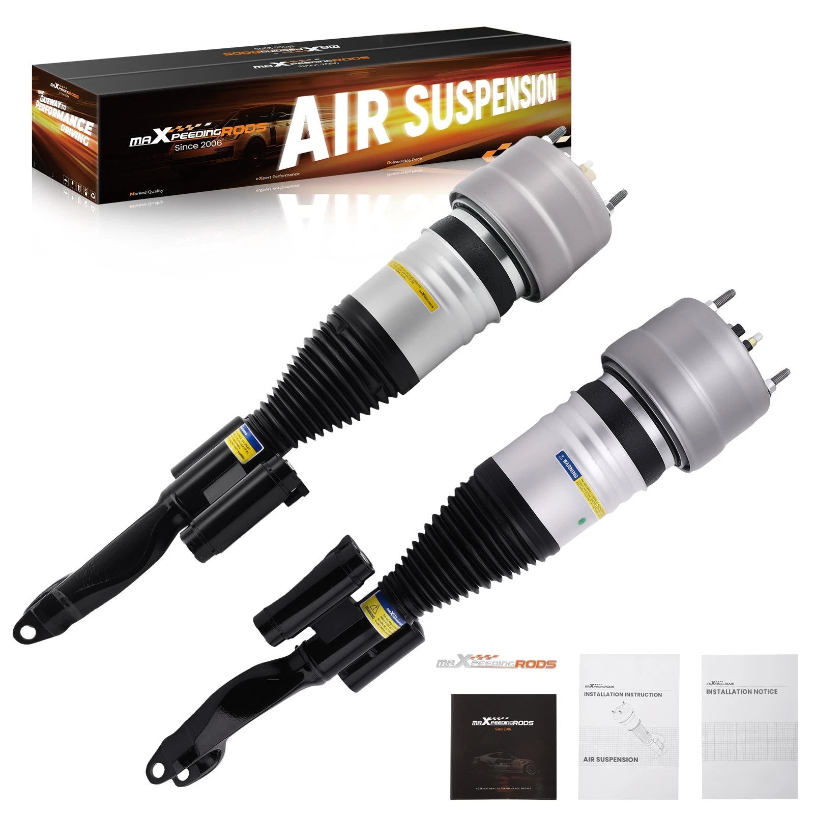 2X Front Air Suspension Shock Strut for Mercedes GLC350 GLC43 (2016–2023)