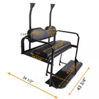 Flip Rear Back Seat Kit for Club Car Precedent/Tempo (2004–Present)