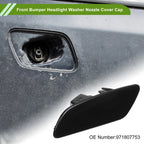 Left Washer Nozzle Cover for Porsche Panamera 2017-2021 Black
