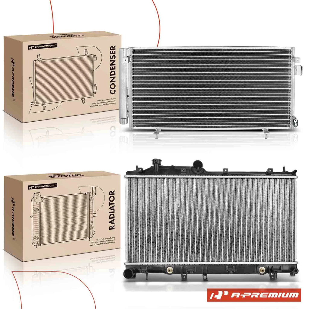 Radiator & A/C Condenser Set for Subaru Forester (2009–2013)