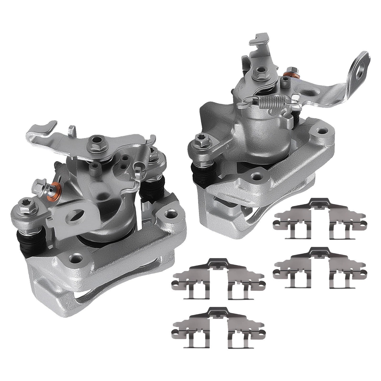 2X Rear Brake Calipers with Bracket for Pontiac Vibe L4 1.8L (2009–2010) 19B3797