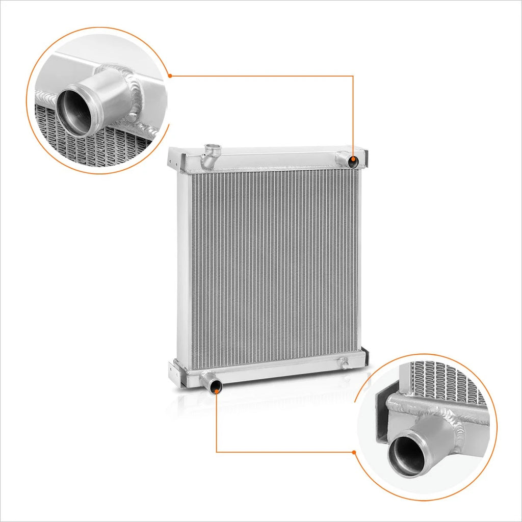 2-Row Aluminum Core Radiator for Jeep Wrangler YJ/TJ (1997–2006)