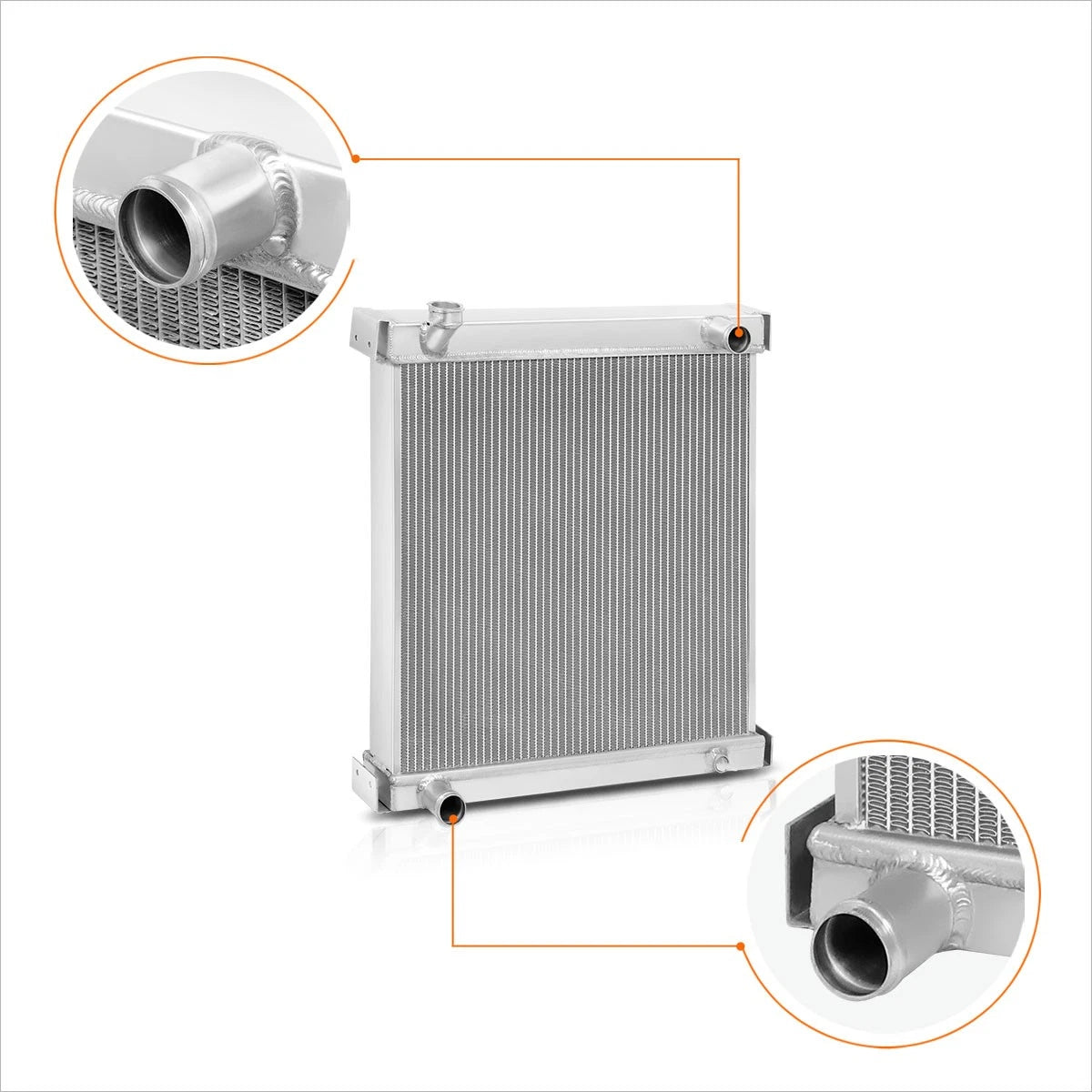 2-Row Aluminum Core Radiator for Jeep Wrangler YJ/TJ (1997–2006)