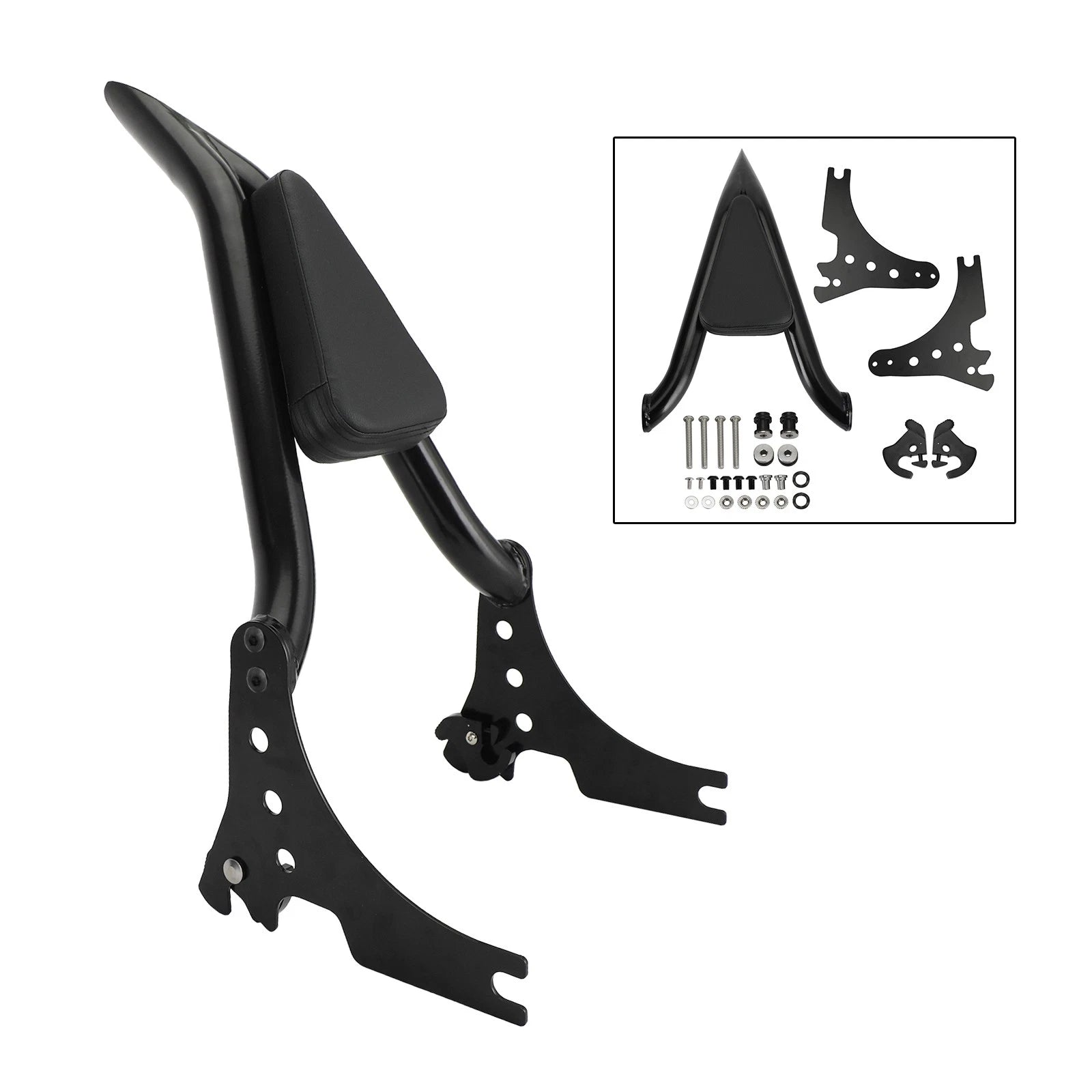 Passenger Backrest for Sportster XL883 C/R XL1200R XLH883 XLH1200 (2004–2020)