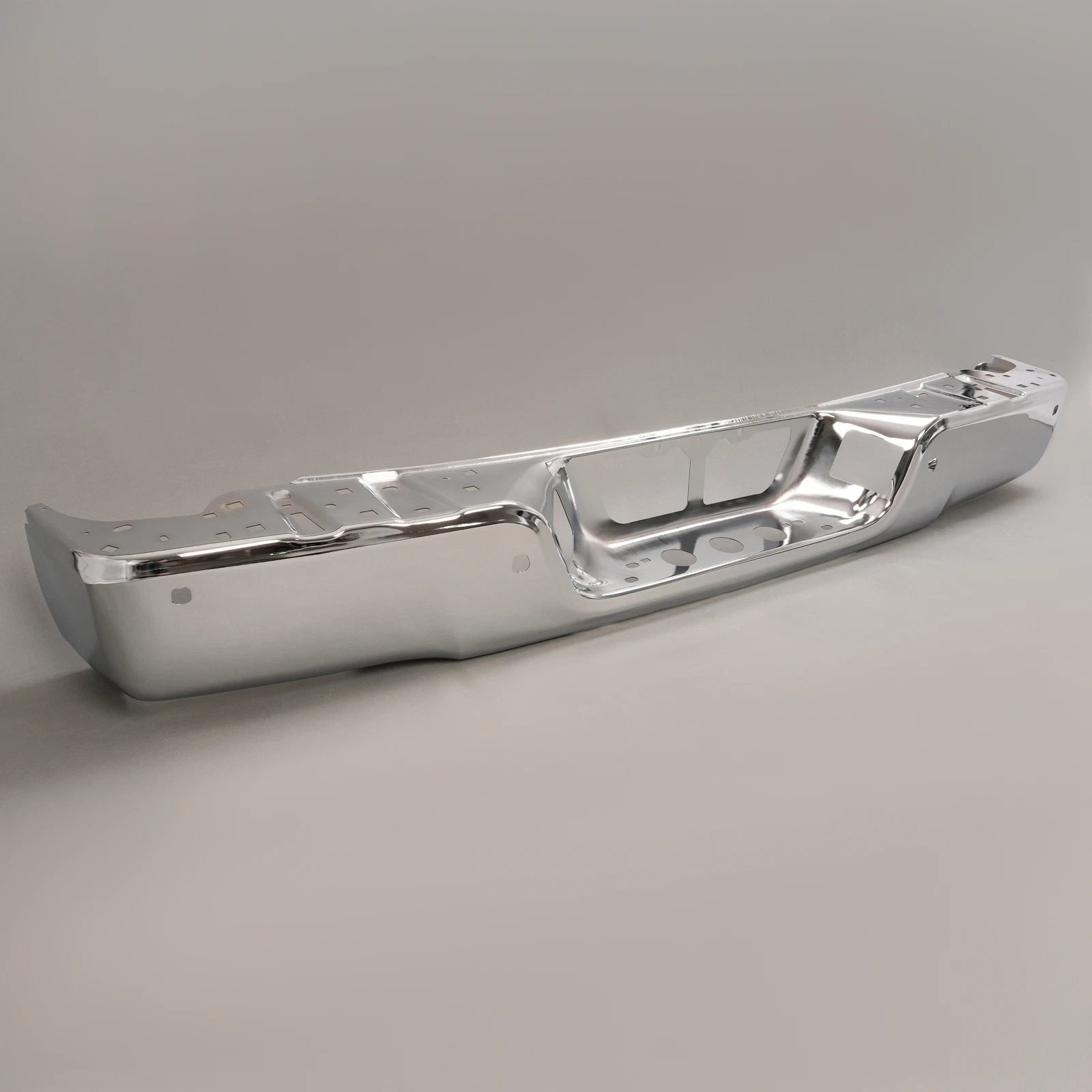 Steel Chrome Rear Step Bumper for Toyota Tundra (2007–2014) with Sensor Holes