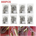800 PCS Plastic Repair Welding Nails for Car Bumper (Standard Pre Cut)