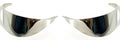 Headlight Trim Cover Shield for Pair 5-7 Inch Bulb Chrome Fits Universal (–)