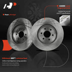 2X Front Disc Brake Rotors for Nissan Pathfinder (2008-2012)