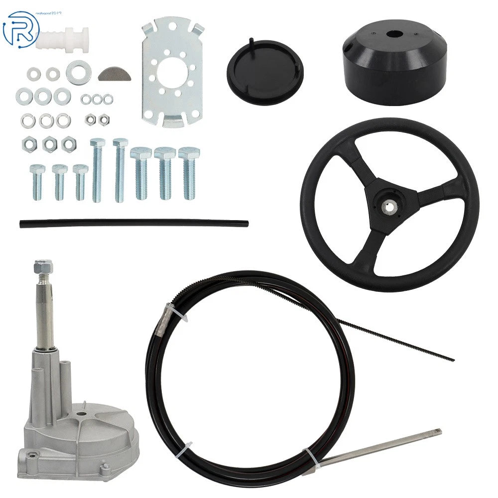Steering Cable for Boat Rotary Steering System (15 Feet)