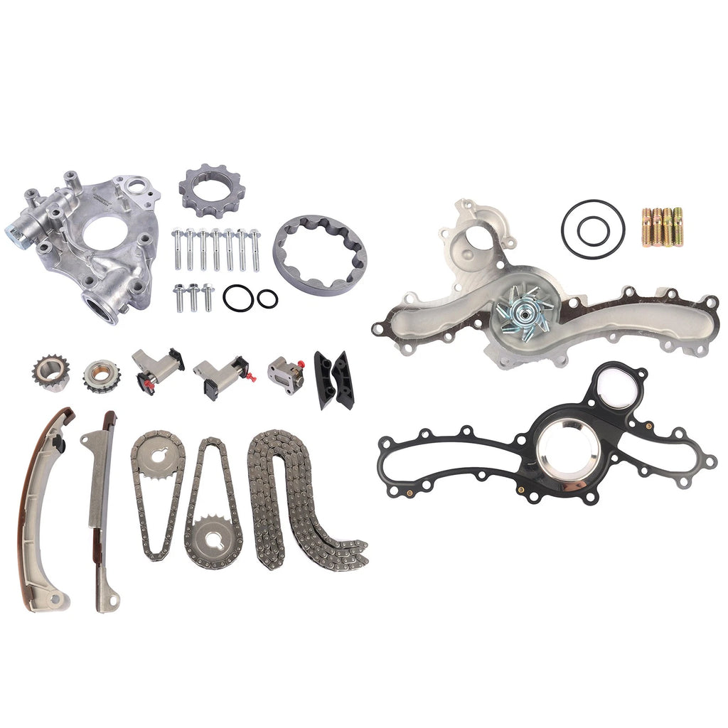 Timing Chain Kit with Water Pump & Oil Pump for Toyota 4Runner Tacoma FJ Cruiser (2003–2021)