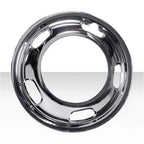 Set of 2 Front Wheel Simulators Chrome for 2019-2025 RAM 3500 Tradesman