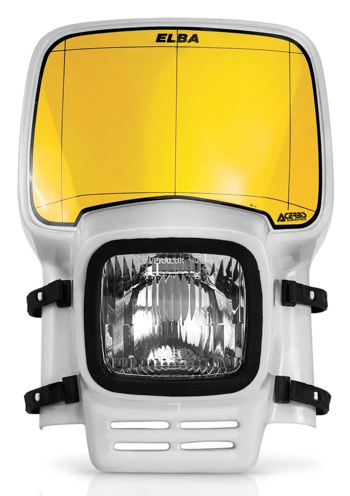 Acerbis Headlight Elba 2 White 12V/35W for Offroad Vehicles (2010–2023)