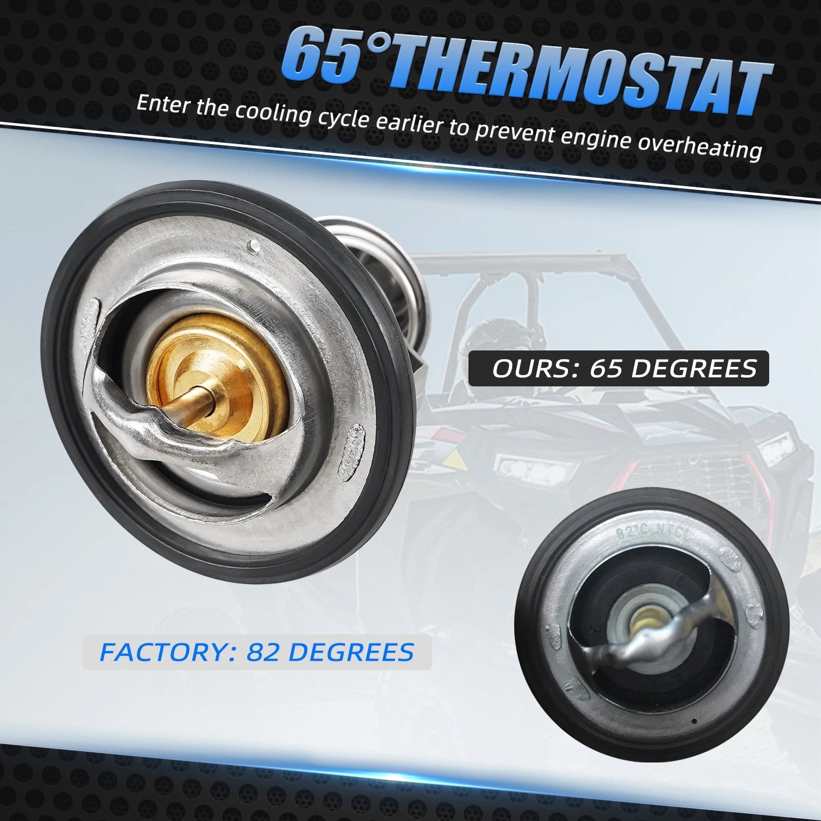 Thermostat Housing Cover 5632421 for Polaris RZR XP 1000 (2015–2019)