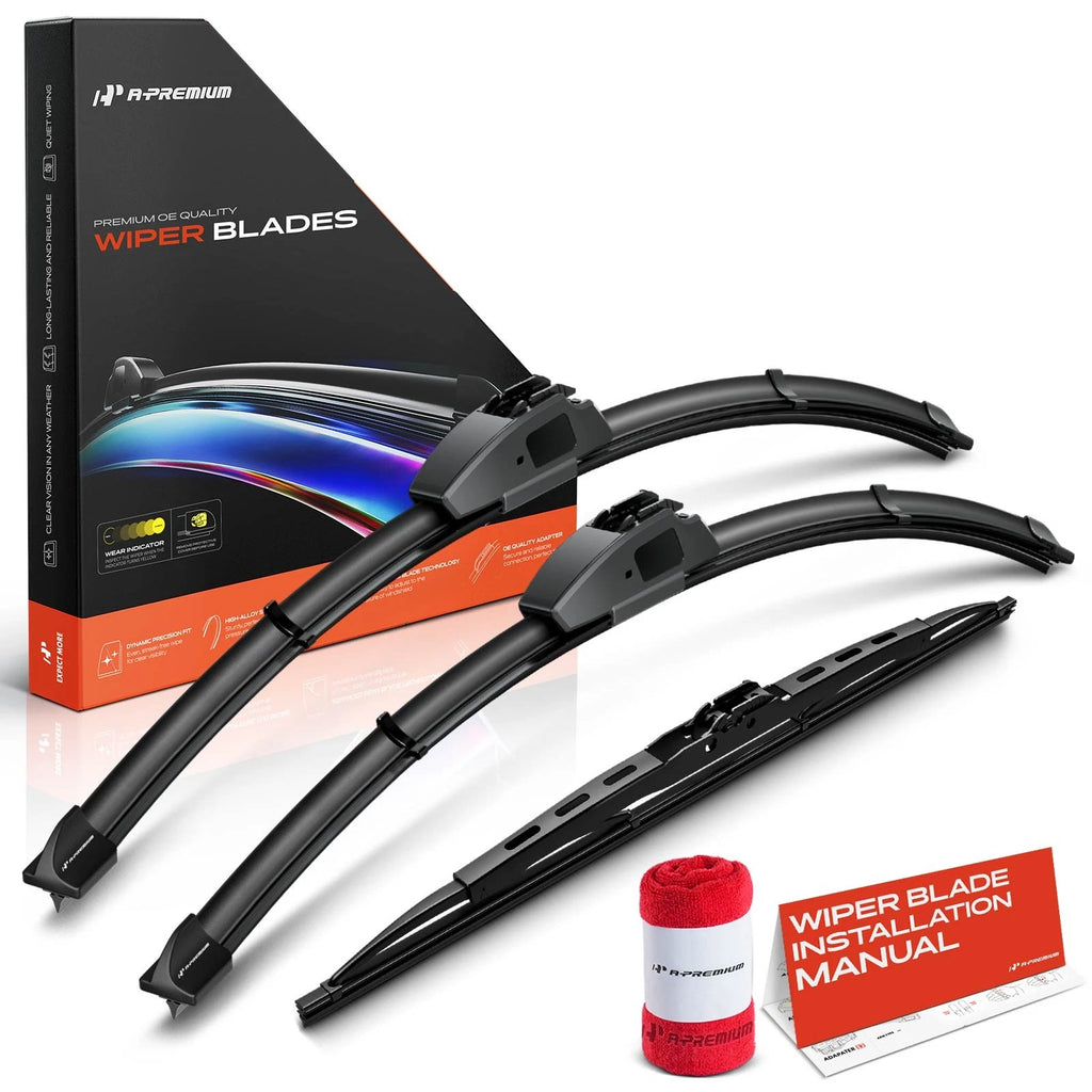 3Pcs Windshield Wiper Blades for Buick Terraza Chevy (2005–2009)