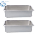 2Pcs Non-Stick Hotel Pans 1/1 6" Deep for Kitchen Utensils