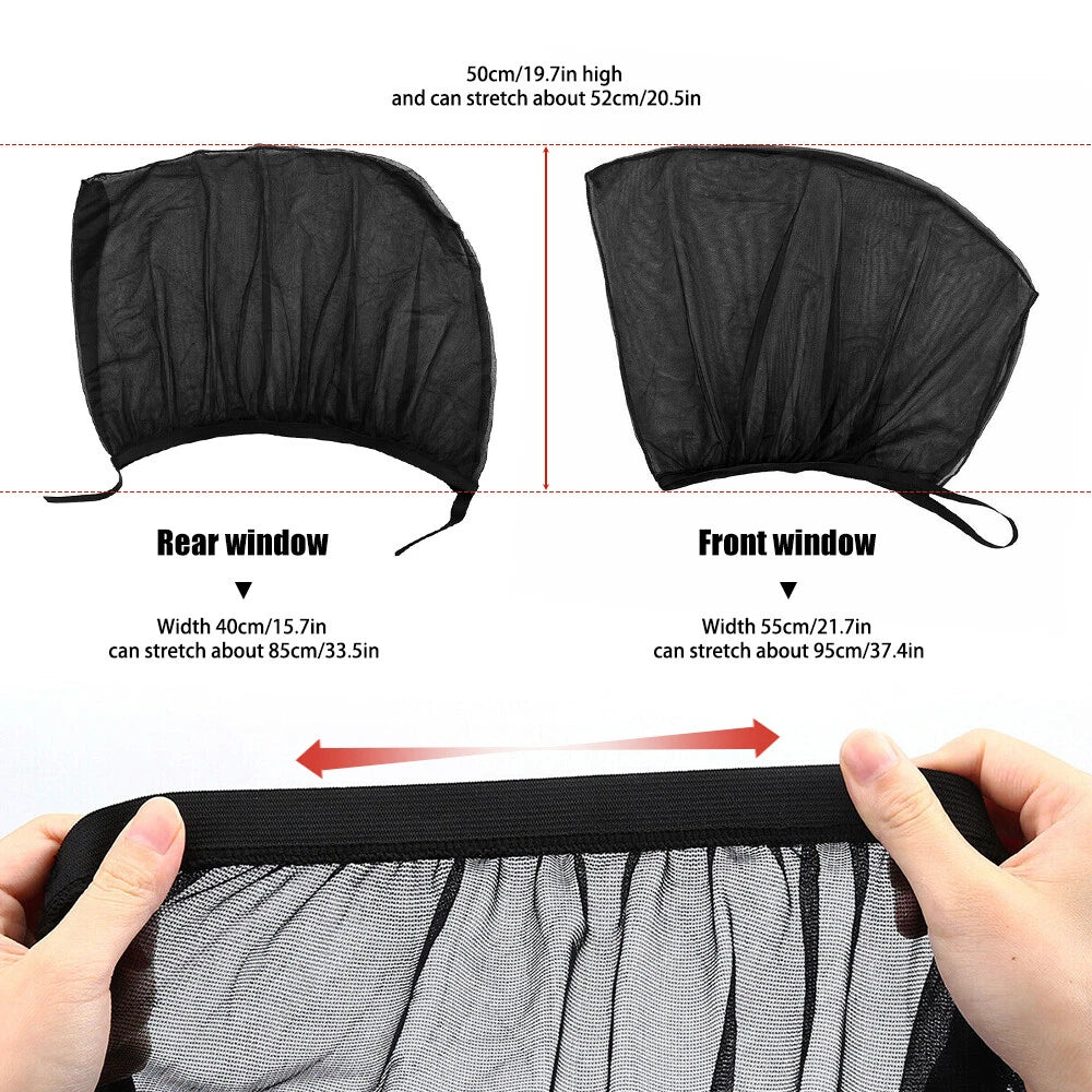 Set of 4 Sunshade Protectors for Car V