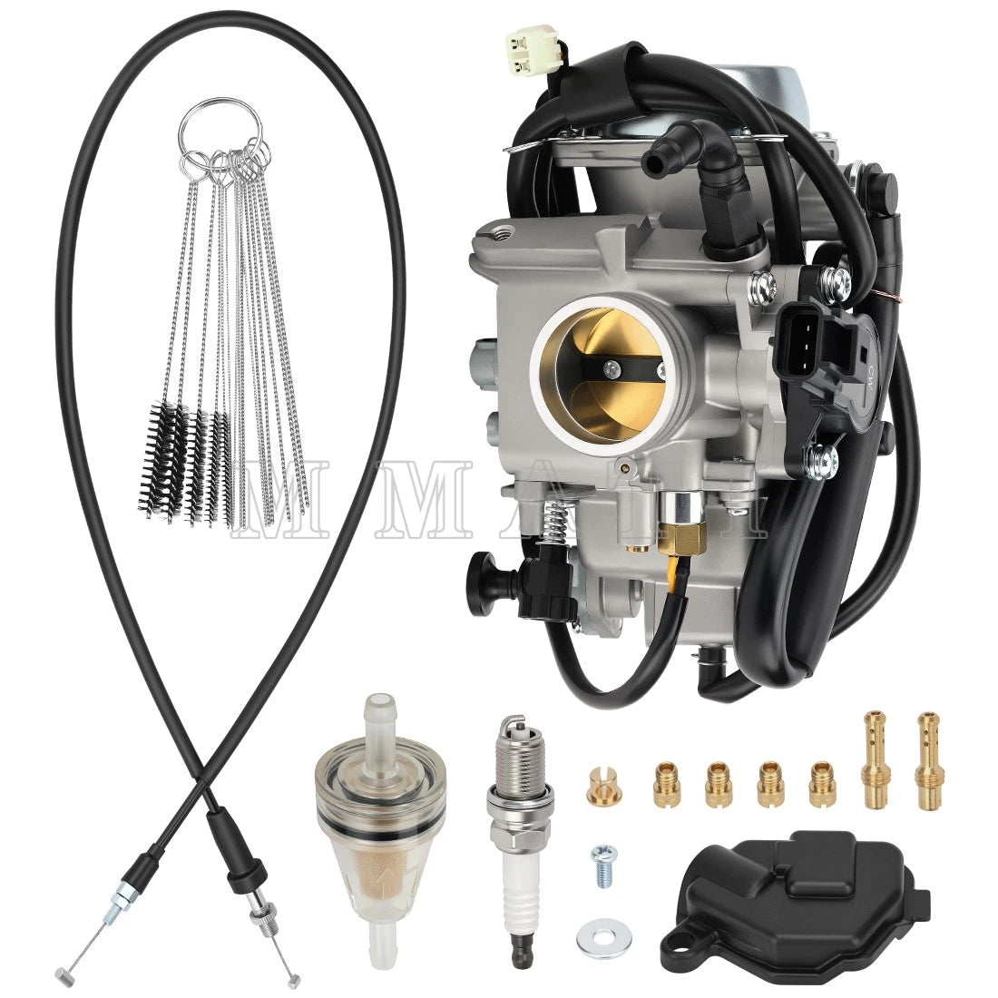 Carburetor w/Throttle Cable for Honda Foreman Rubicon 500 TRX500FA FPA FGA (2005–2014)