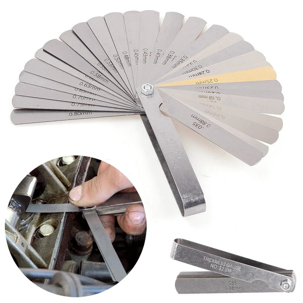 Feeler Gauge Set for Metric Measurements