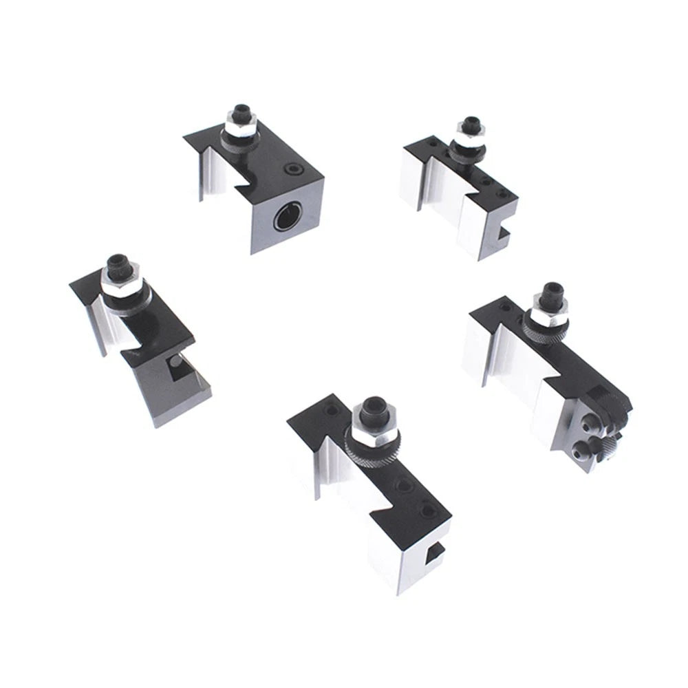 Set of 6 Piston Quick Change Tool Post Holders for Lathe 6-12" AXA 250-100