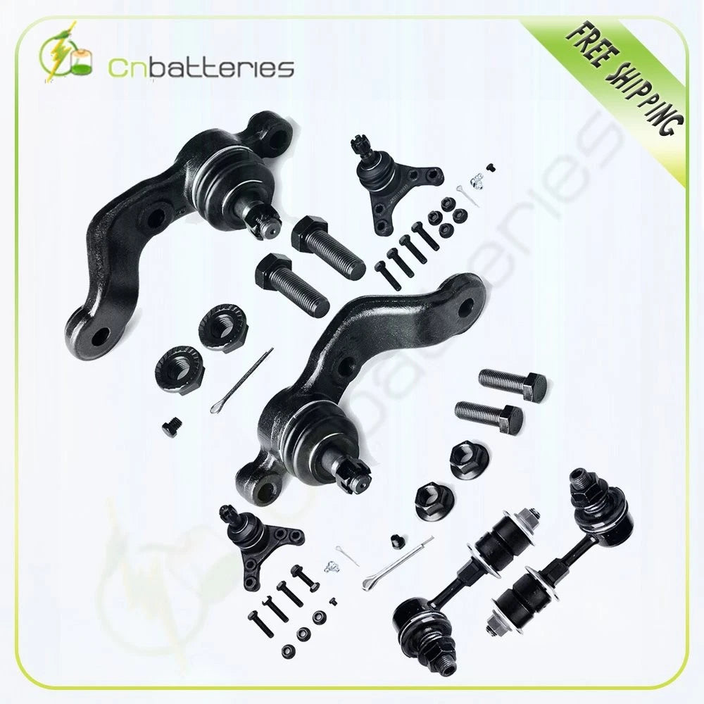 6pc Ball Joint Sway Bar Link Kit for Toyota Tacoma (2005–2023)