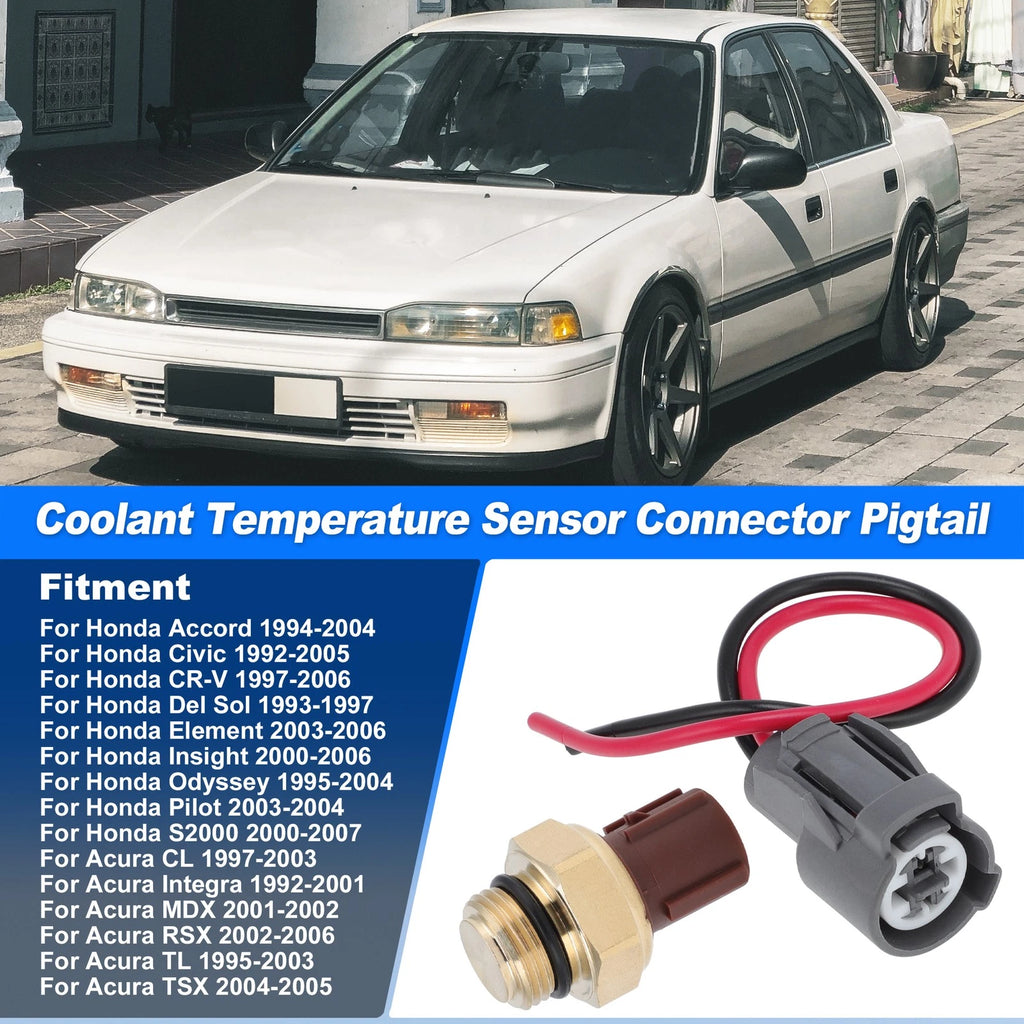 Coolant Temperature Sensor Connector for Honda CR-V (1997–2006) No.37760-P00-004