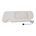 Left Driver Side Beige Sun Visor with Light & Mirror for Honda CR-V (2012–2016)