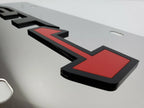 Chrome Metal Vanity License Plate Emblem for GMC AT4 (2020–2024)