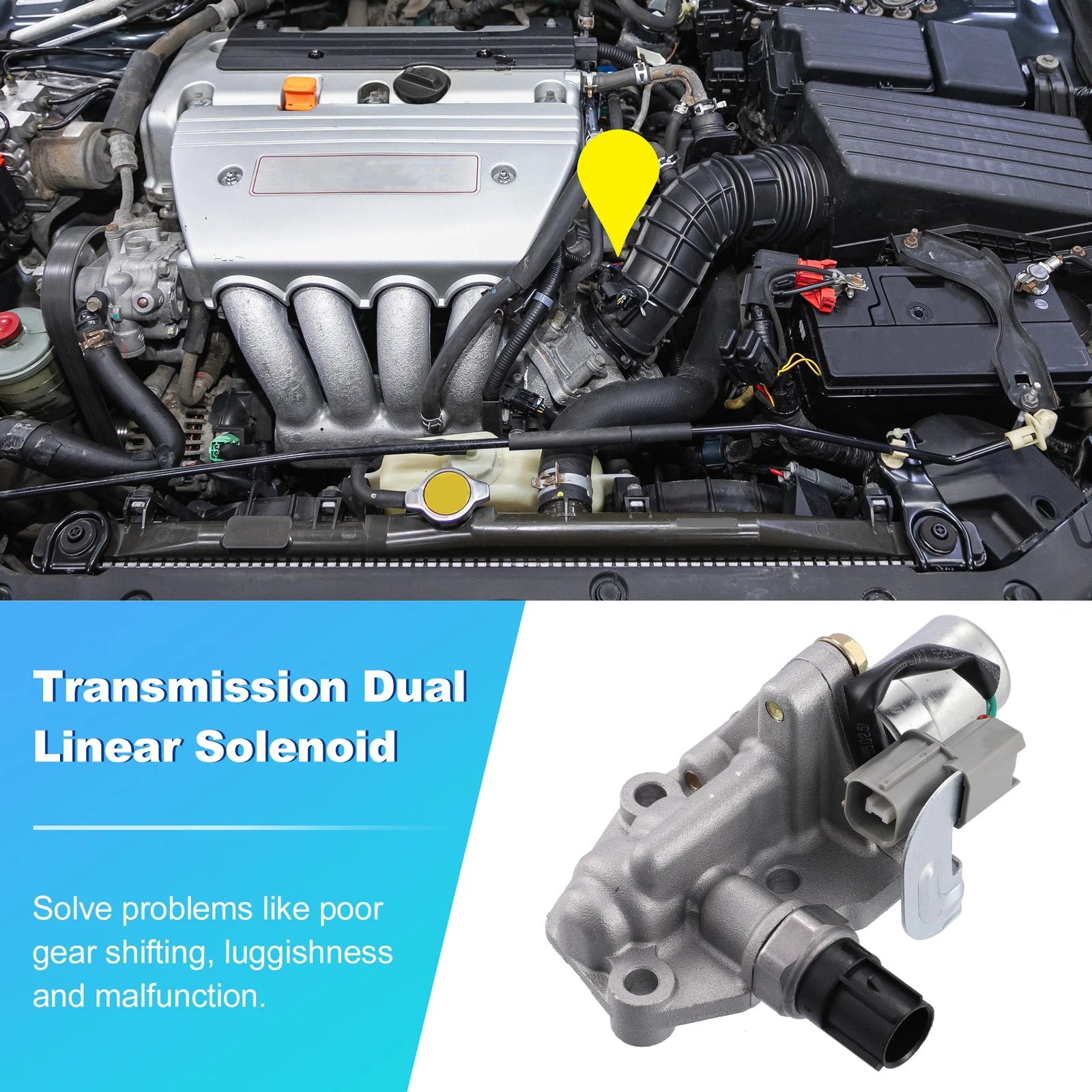 Transmission Shift Solenoid 15810-PAA-A01 for Honda Accord (1998–2002)