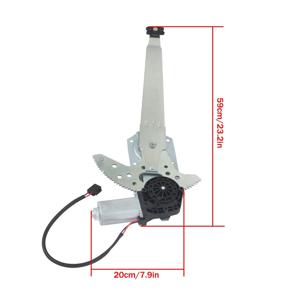 Window Regulator with Motor for Ford F-Series Pickup & Bronco (1980–1996)