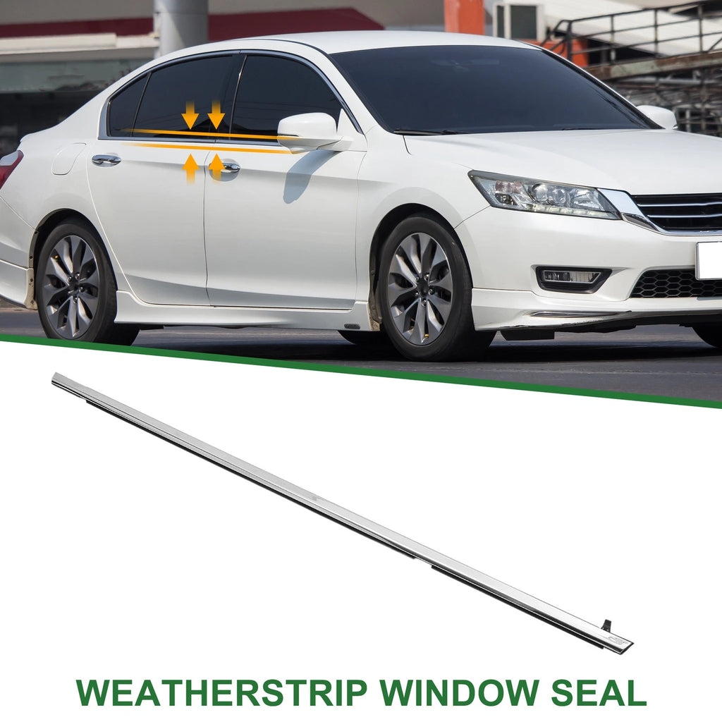 1pc Rear Left Weatherstrip Window Seal No. 72950SDAA01 for Honda Accord (2003–2007)