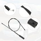 Front Hood Release Cable Door Handle Cable for BMW 328i Black