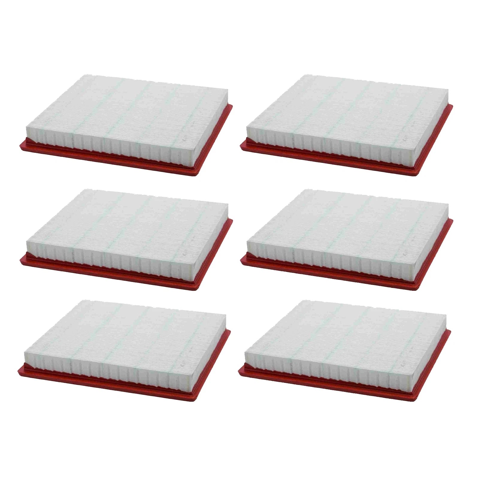 Set of 6 Wix WA10254 Air Filter Panels for (Cellulose)
