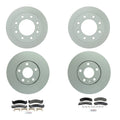 Set of 4 Bosch Disc Brake Rotors & Blue Ceramic Pads for GMC Sierra 3500