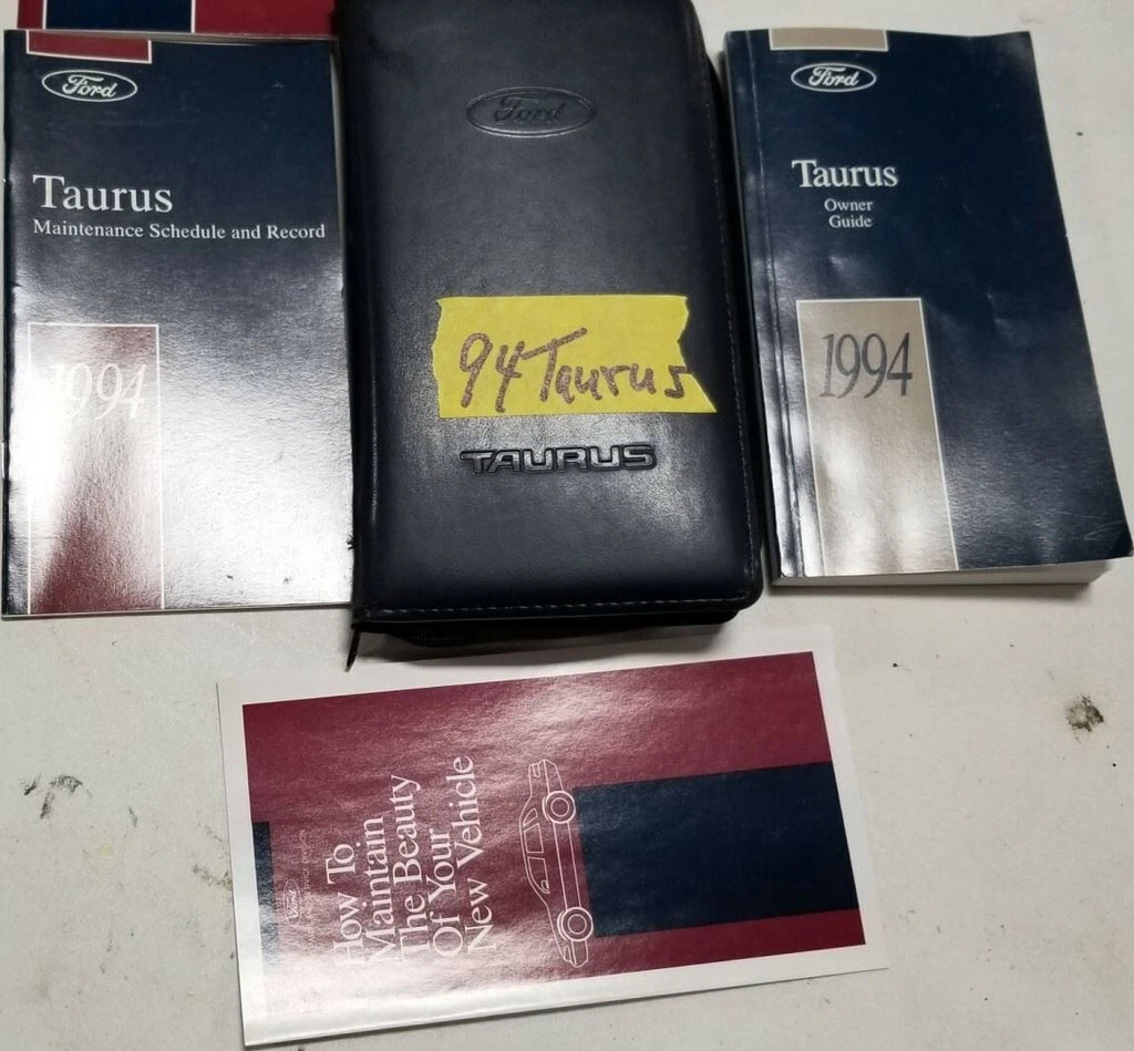 Owners Manual with Case for Ford Taurus (1994) OEM