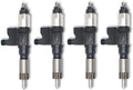Set of 4 Fuel Injectors 095000-534, 8-97602485-2 for Isuzu 4HK1, 6HK1