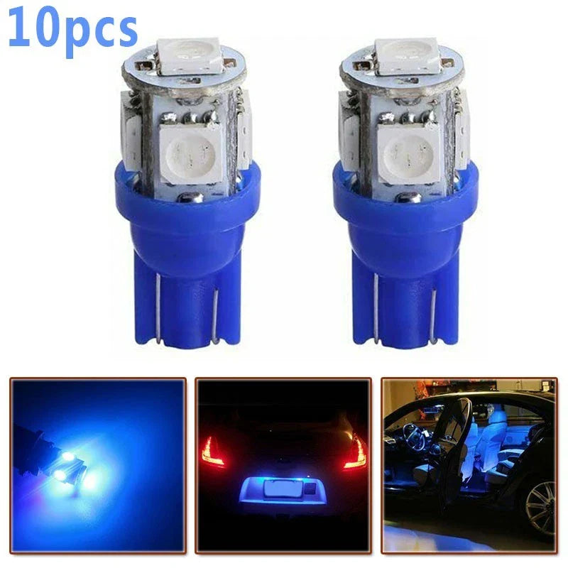 Bright Blubs Peanut Light Lamp 12V-DC 8000K 120LUM/bulb 10PCS Blue