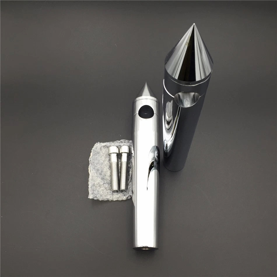 Chrome Motorcycle Risers for 1" Handlebars (8" Rise)