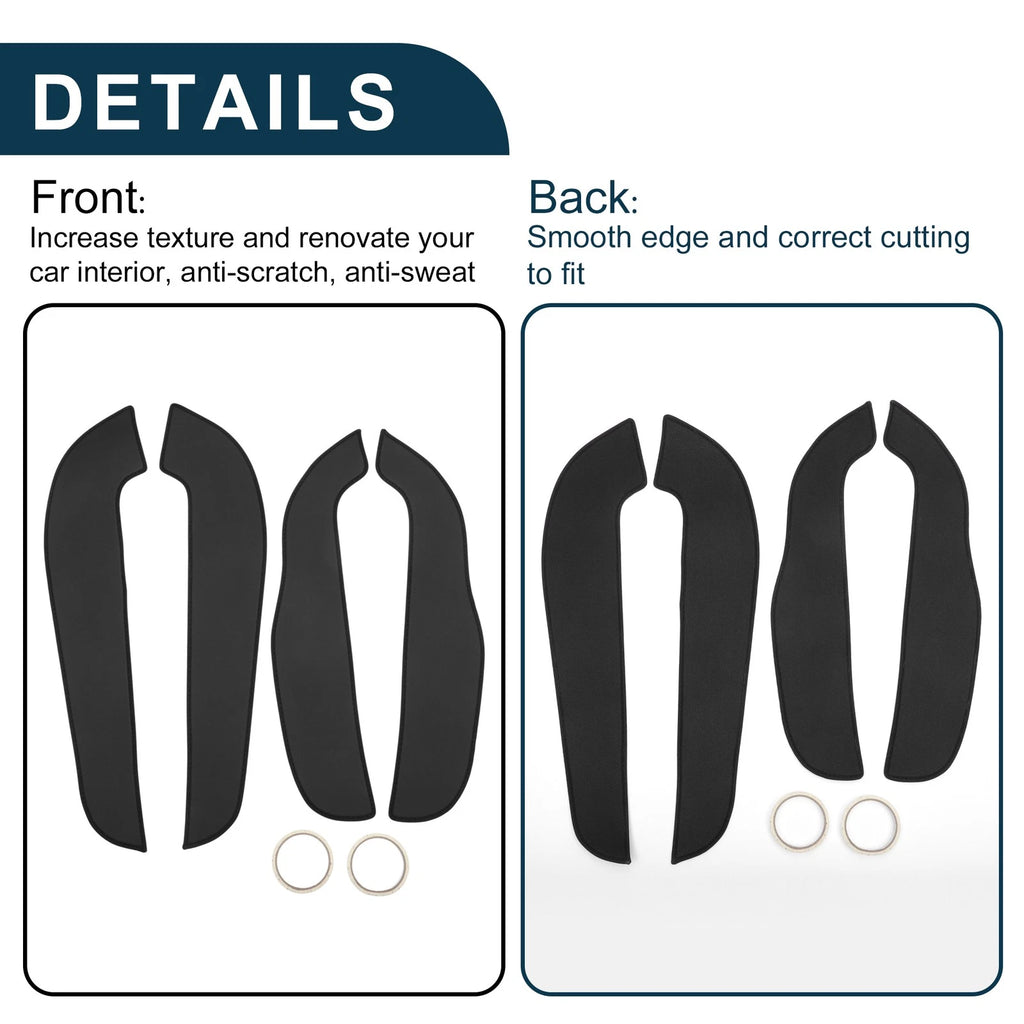 Set of 1 Car Door Anti Kick Pad Sticker Protector for Ford Edge (2015)