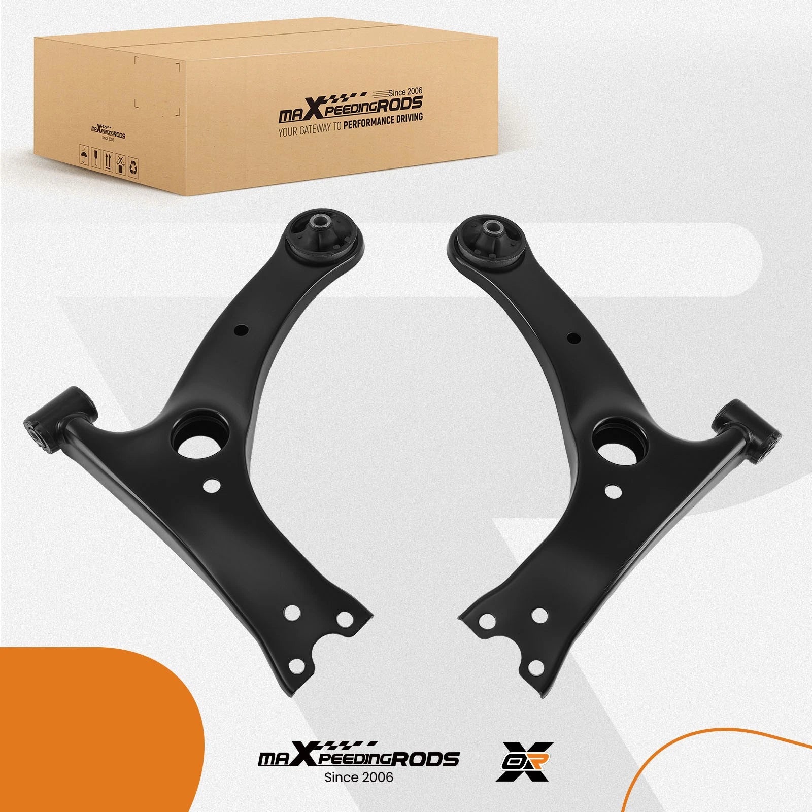 2X Front Lower Control Arm for Toyota Corolla (2003–2013) Celica (2000–2005)