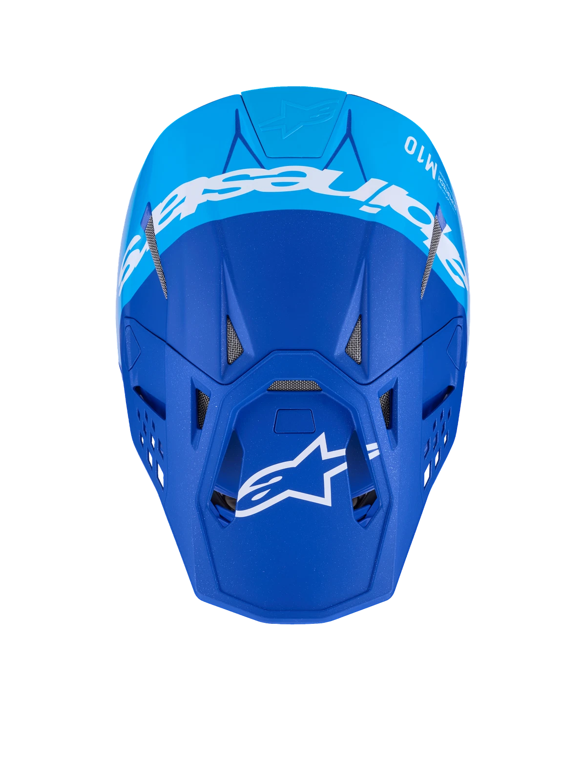 Alpinestars Supertech S M10 Flood Helmet for Offroad (2010–2023) Metallic Blue