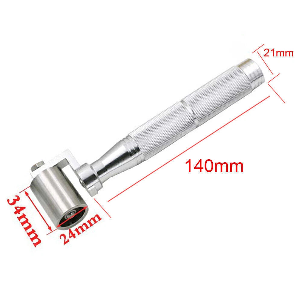 24mm Stainless Steel Hand Pressure Roller Tool for Roofing Welding (140mm)