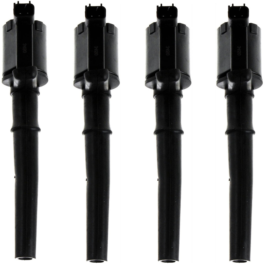 Set of 4 Ignition Coils for Ford Mustang GT, Lincoln Aviator, Navigator