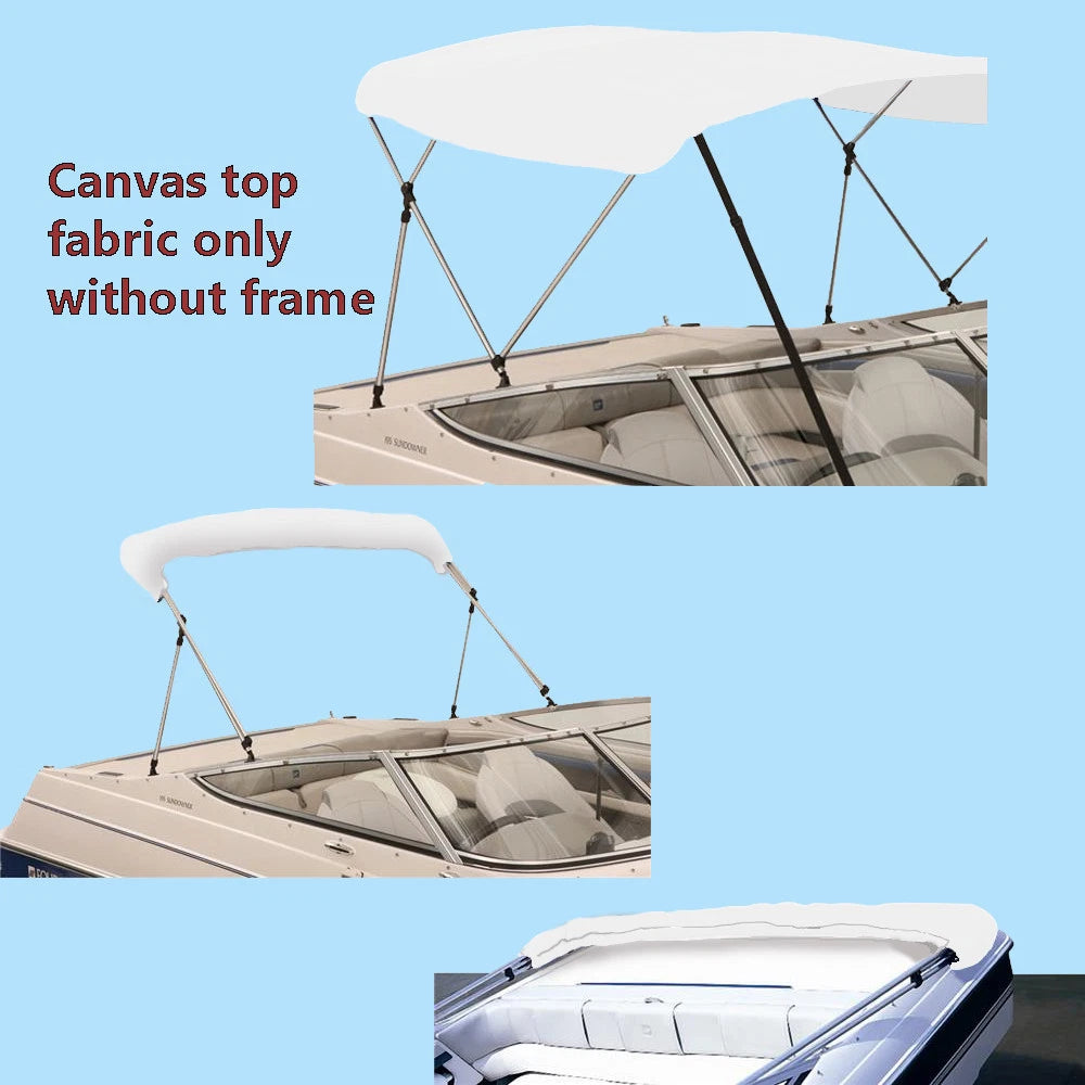 Bimini Top Boat Cover for 3 Bow (Fits 72"L 36"H 54"-60"W)