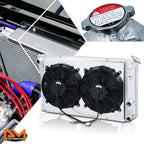 3 Row Aluminum Radiator + Fan Shroud for Chevy S10 Blazer, Corvette (1982–2002)