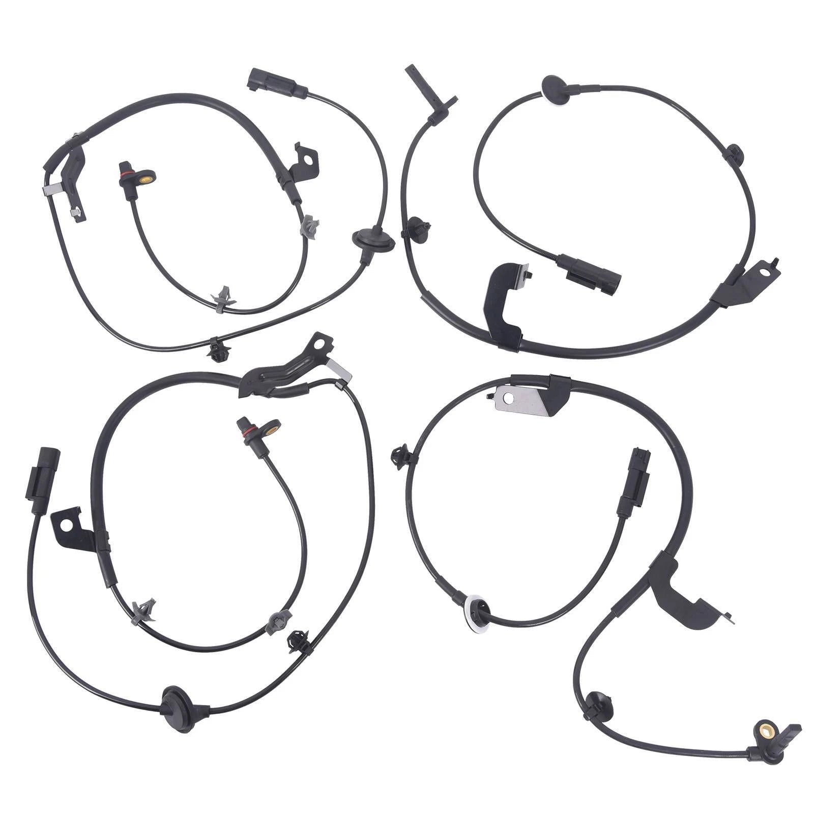 Set of 4 ABS Speed Sensors for Chrysler 200 Dodge Avenger (2011–2014)