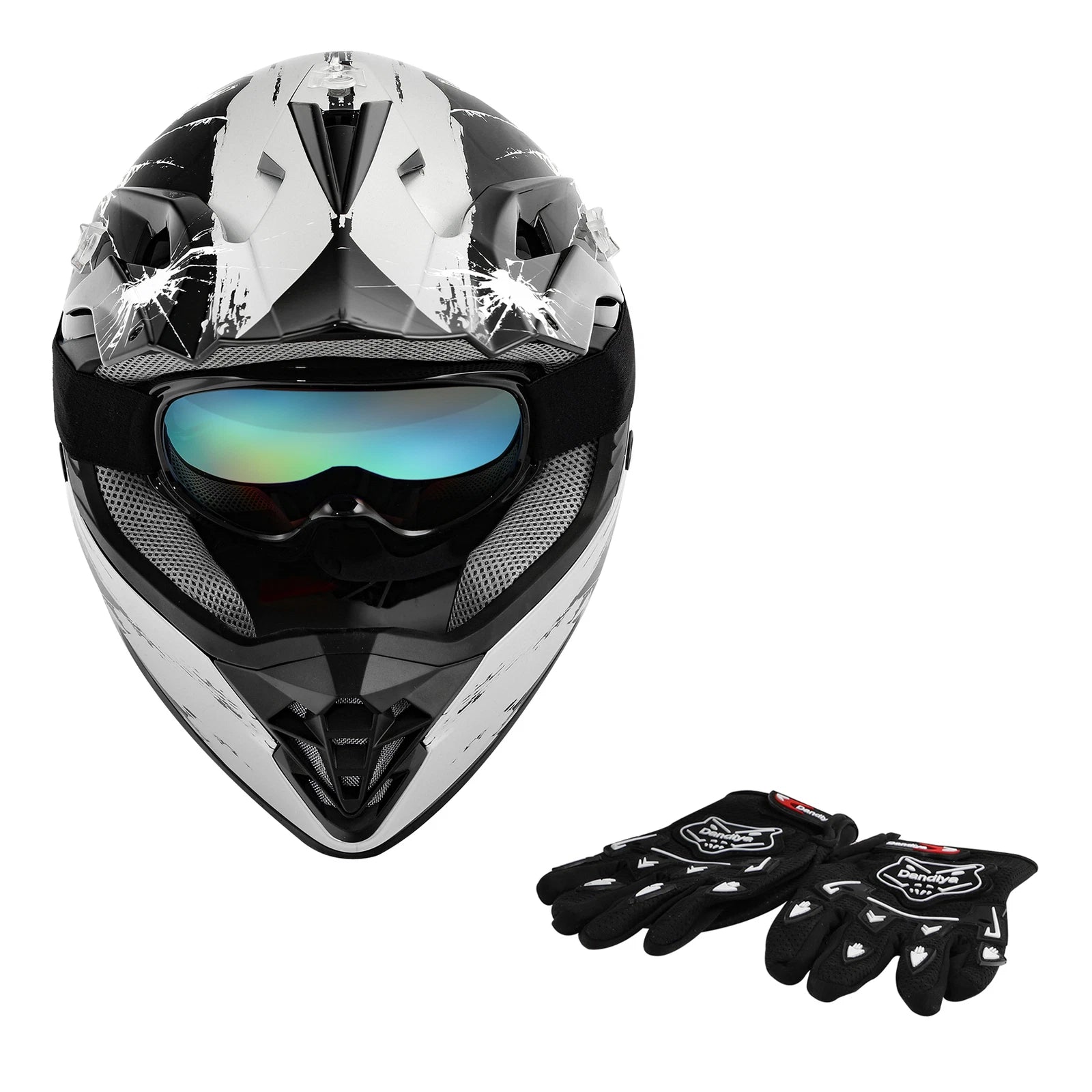 Youth Full Face Motorcycle Helmet for Kids (S, M, L, XL)