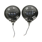 Set of 2 LED Auxiliary Spot Fog Lights for Harley Electra Glide