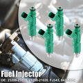 Set of 4 Fuel Injectors 23209-21020 for Toyota Prius 1.5L (2003–2009) & Scion xA xB